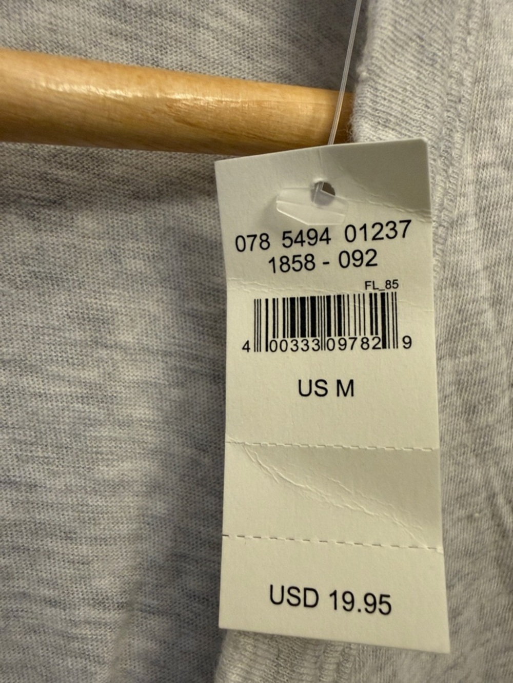 aerie Short Sleeve V-Neck Tee - Light Gray - Picture 5 of 9